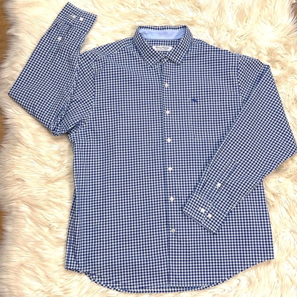 Tommy Bahama Mens The Newport Coast Long Sleeve Button Down Shirt Flip Cuff XL